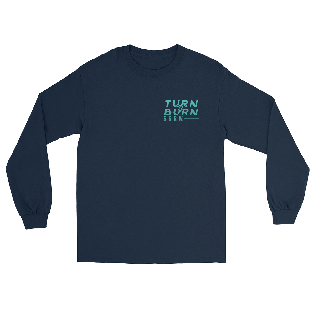 Turn N' Burn Long-Sleeve (navy/teal)