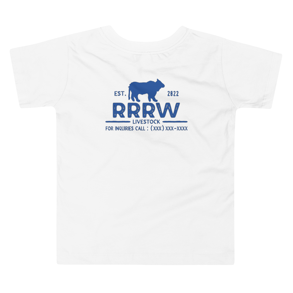 Toddler Livestock Tee (white)