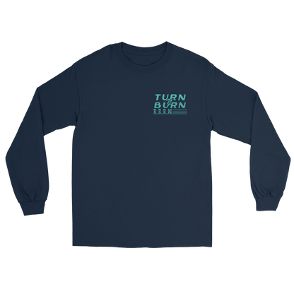 Turn N' Burn Long-Sleeve (navy/teal)