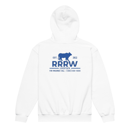 Youth Livestock Hoodie (white)